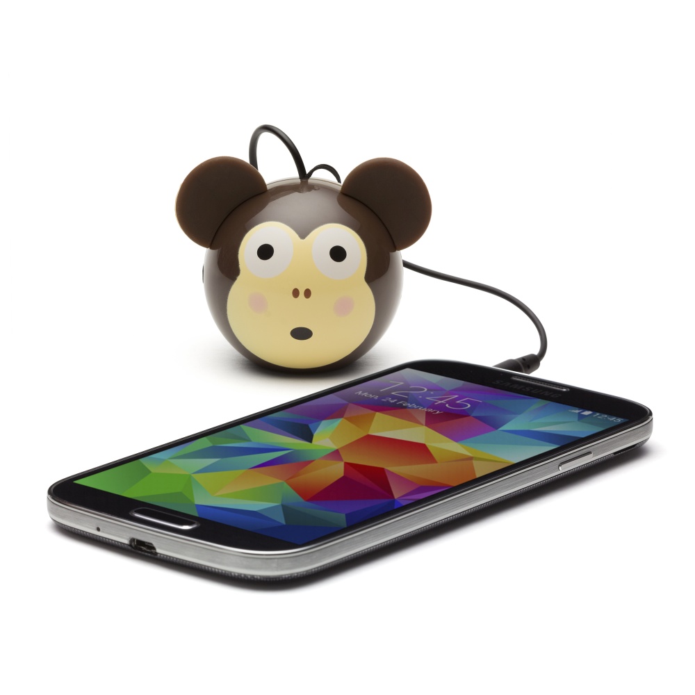 Reproduktor KITSOUND Mini Buddy Monkey, 3,5 mm jack